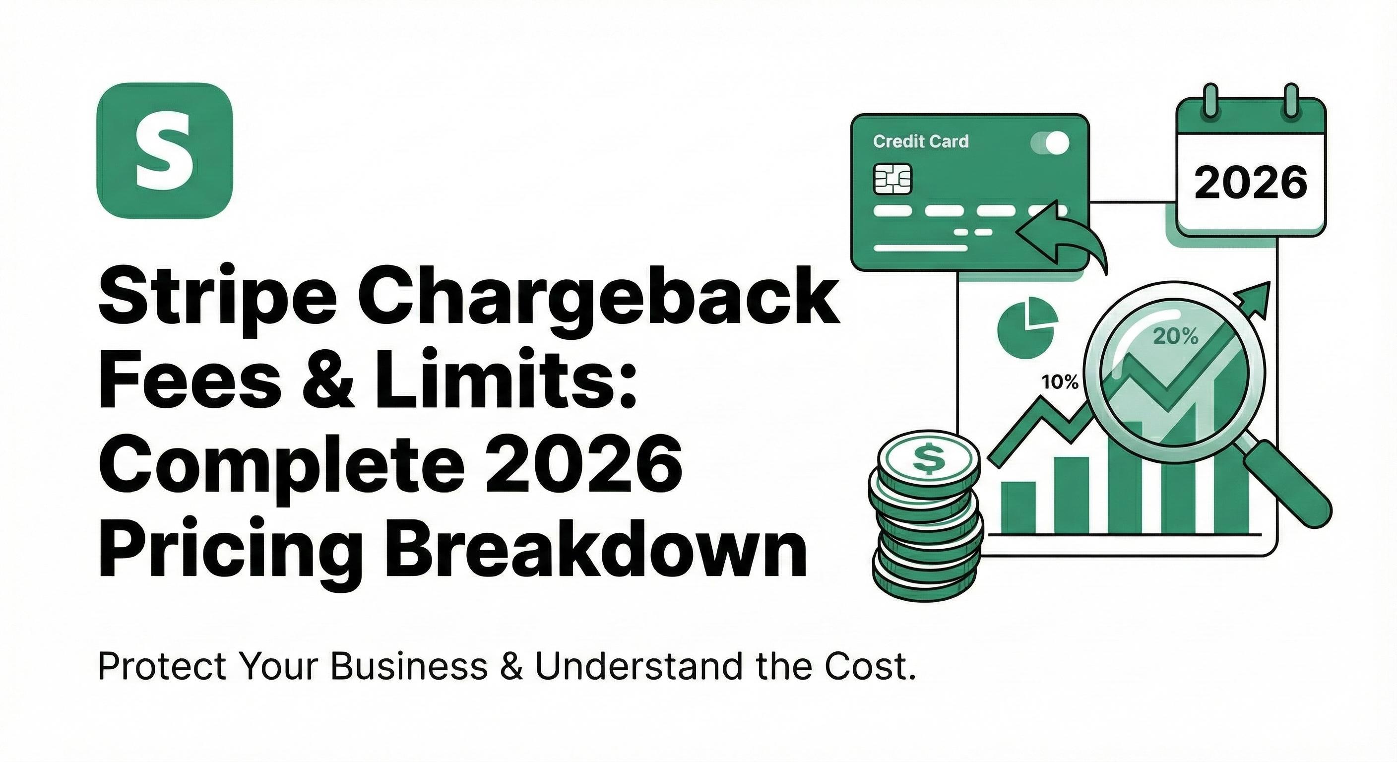 Stripe Chargeback Fees & Limits: Complete 2026 Pricing Breakdown